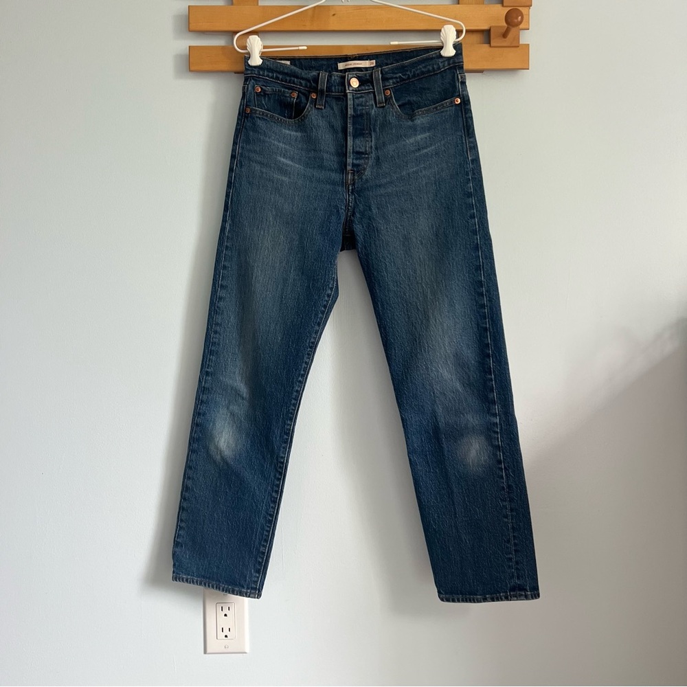 Levi's Women's Blue Ankle Jeans